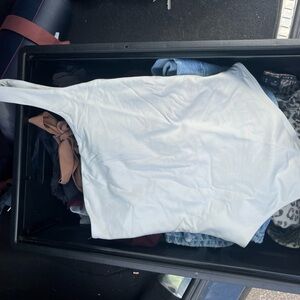 White Sleeveless Women's Top